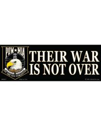 STICKER-POW*MIA,THEIR WAR