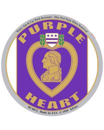 STICKER-PURPLE HEART