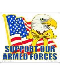 STICKER-SUPPORT OUR ARMED FRCS