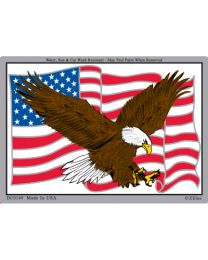 STICKER-USA,EAGLE