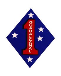 STICKER-U.S. MARINES,001ST DIV