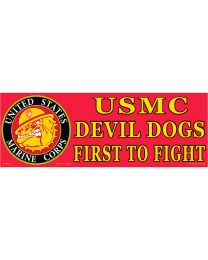 STICKER-U.S. MARINES,DEVIL DOG
