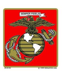 STICKER-U.S. MARINES EGA