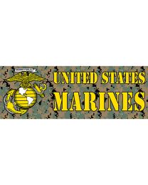 STICKER-U.S. MARINES EGA,CAMO
