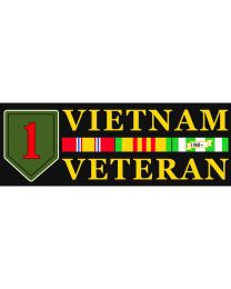 STICKER-VIETNAM,001ST INF DIV