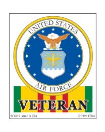 STICKER-VIETNAM,USAF VET