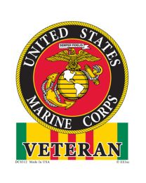 STICKER-VIETNAM,USMC VET