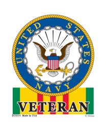 STICKER-VIETNAM,USN VET