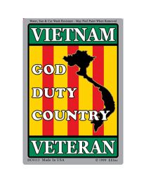 STICKER-VIETNAM,VETERAN