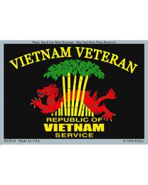 STICKER-VIETNAM,VETERAN