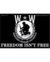 STICKER-WOUNDED WARRIOR
