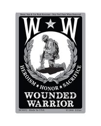 STICKER-WOUNDED WARRIOR