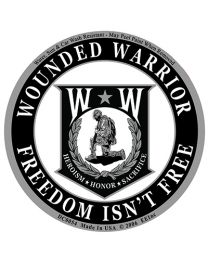 STICKER-WOUNDED WARRIOR