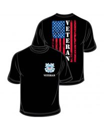 TEE-US COAST GUARD VET FLAG