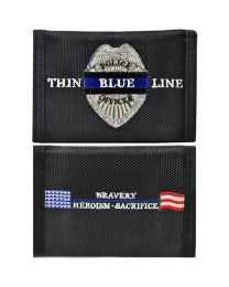 WALLET-POLICE,BLUE LINE II